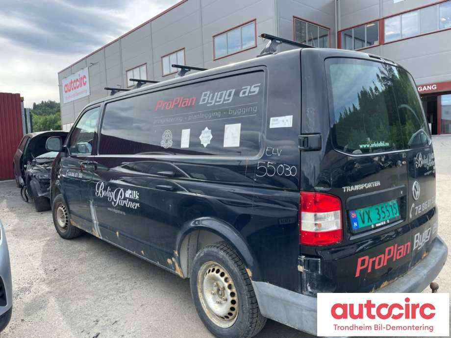 VW Transporter / Caravelle 2009-2015 (Fase 2) (T5) delebil , Motorkode: CAA, Girkassekode: KQK