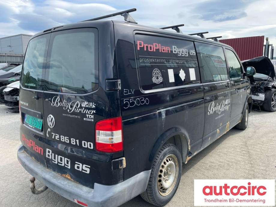 VW Transporter / Caravelle 2009-2015 (Fase 2) (T5) delebil , Motorkode: CAA, Girkassekode: KQK