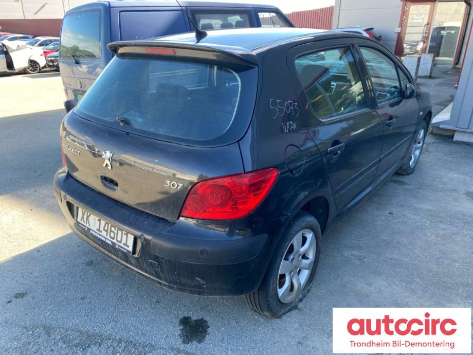 Peugeot 307 2005-2008 (Fase 2) , Motorkode: NFU, Girkassekode: 2222 VX
