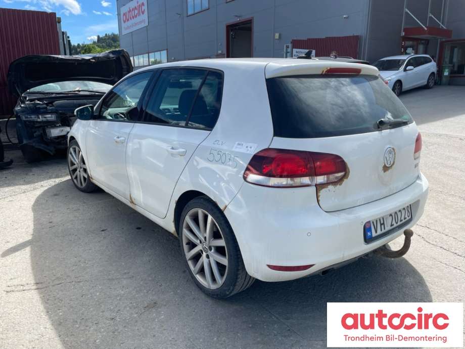 VW Golf VI, 2008-2012  delebil , Motorkode: CAY