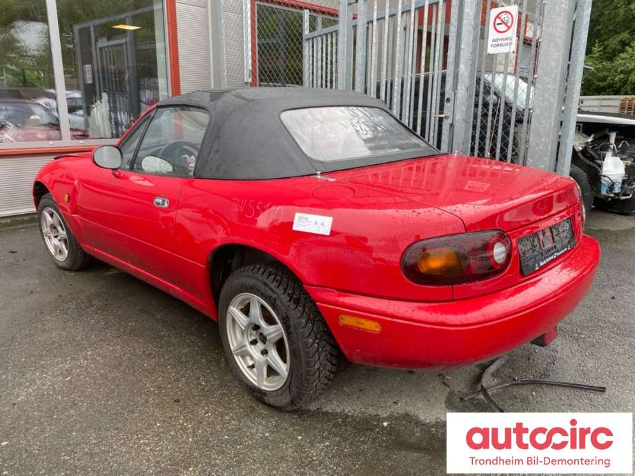 Mazda MX-5 1989-1998 (Type I) , Motorkode: B6, Girkassekode: M52617100A