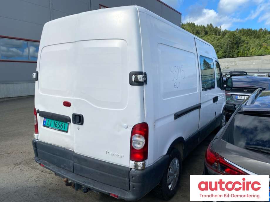 Renault Master 2002-2010 (Type II, Fase 2) , Motorkode: G9U754, Girkassekode: PK5071