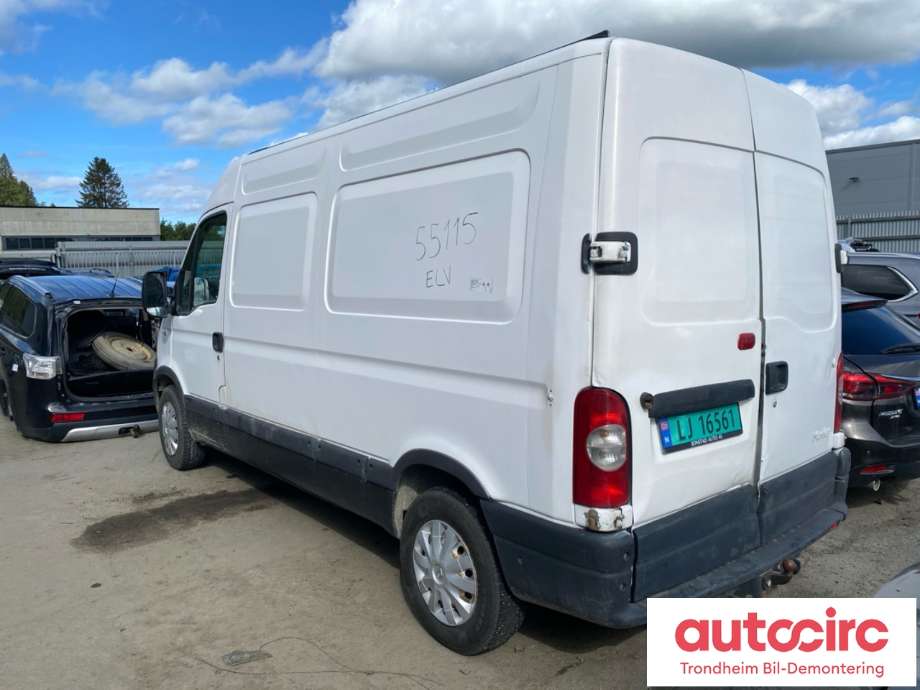 Renault Master 2002-2010 (Type II, Fase 2) , Motorkode: G9U754, Girkassekode: PK5071