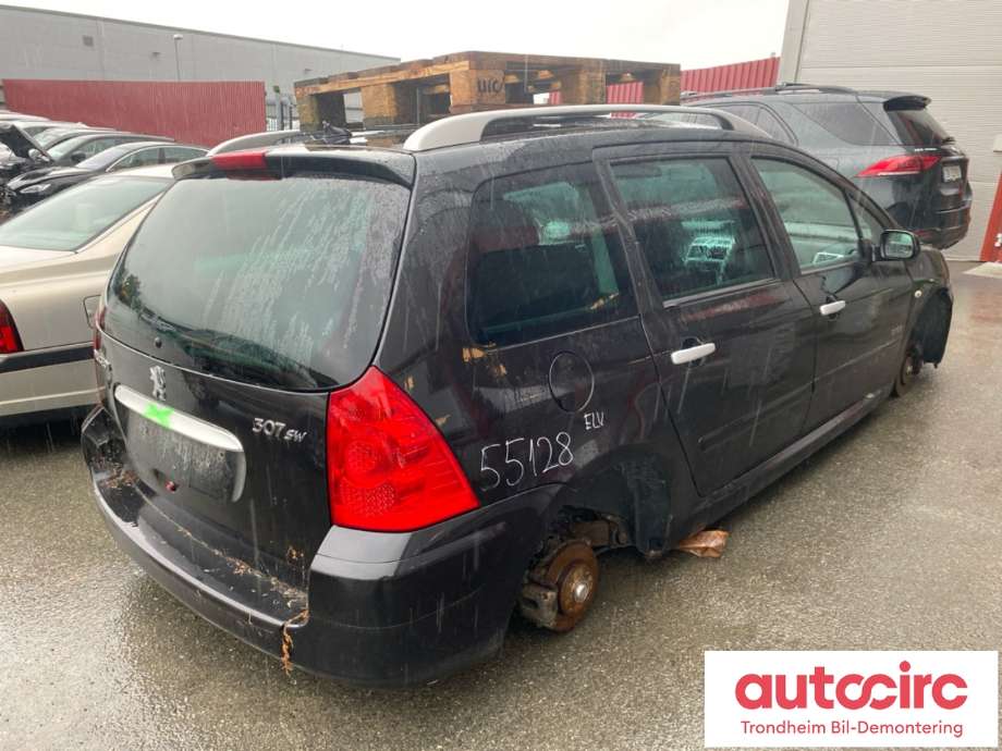 Peugeot 307 2005-2008 (Fase 2) , Motorkode: 9HZ, Girkassekode: 2222LL