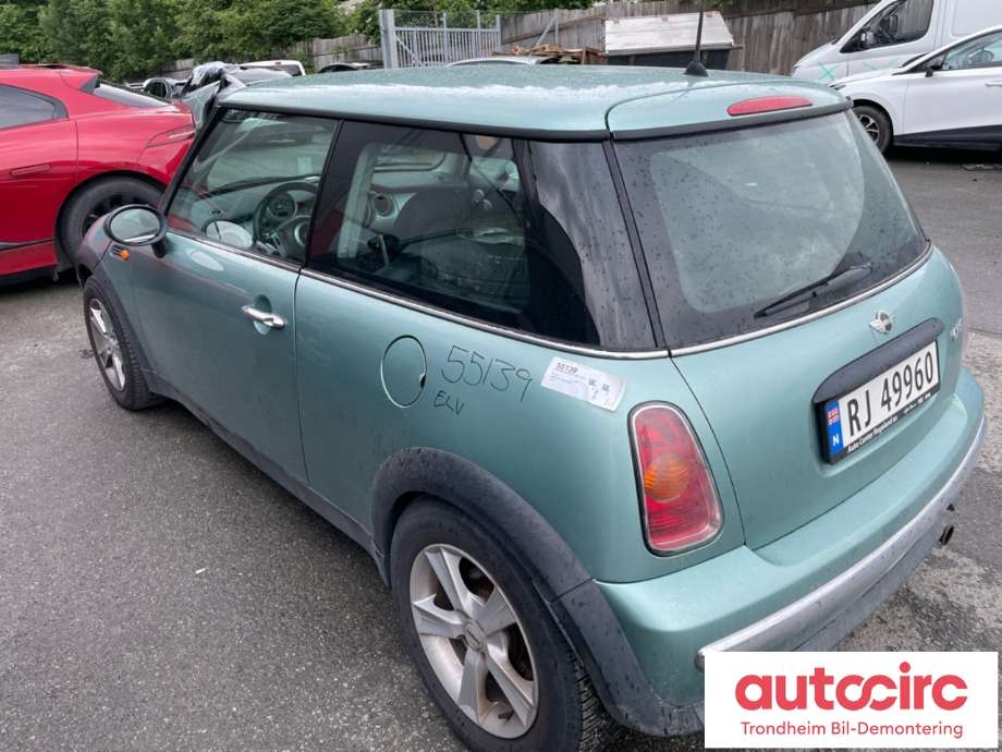 Mini One/Cooper 2001-2007 (R50-53) (R50-53), Motorkode: W10B16A, Girkassekode: