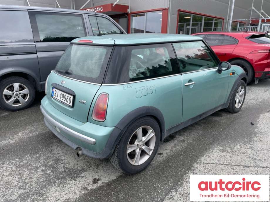 Mini One/Cooper 2001-2007 (R50-53) (R50-53), Motorkode: W10B16A, Girkassekode: