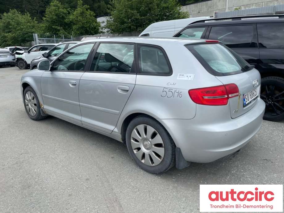 Audi A3 2003-2008 (Type II, Fase 1) , Motorkode: BLS, Girkassekode: KBL