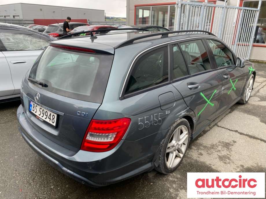 Mercedes C-Klasse 2011-2014 (Fase 2) (W204) (W204), Motorkode: 651913, Girkassekode: 722996