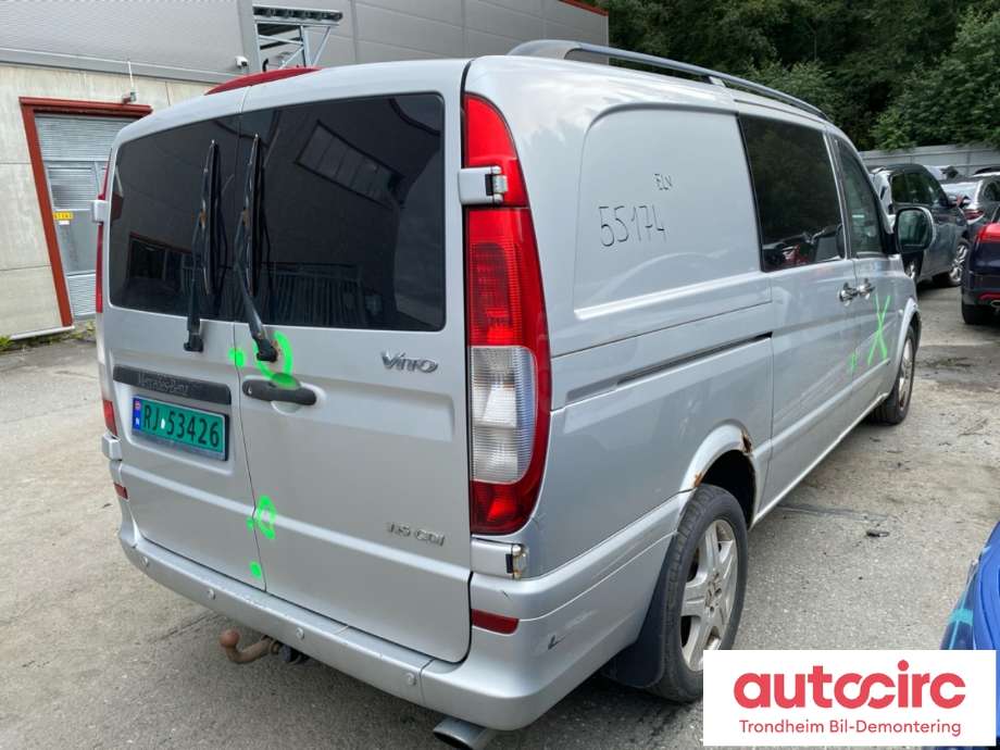 Mercedes Vito/Viano 2004-2010 (Fase 1) (W639) (W639), Motorkode: 646982, Girkassekode: 722682