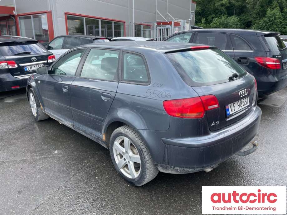 Audi A3 2003-2008 (Type II, Fase 1) , Motorkode: BKD, Girkassekode: 