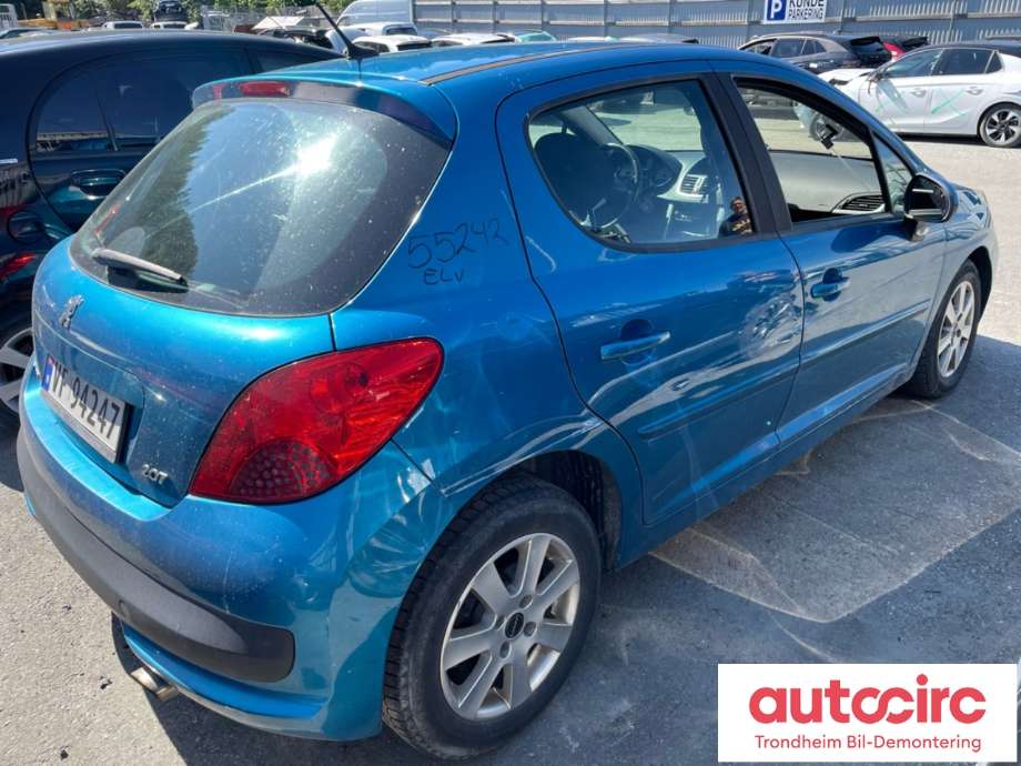 Peugeot 207 2006-2012 , Motorkode: 9HX, Girkassekode: