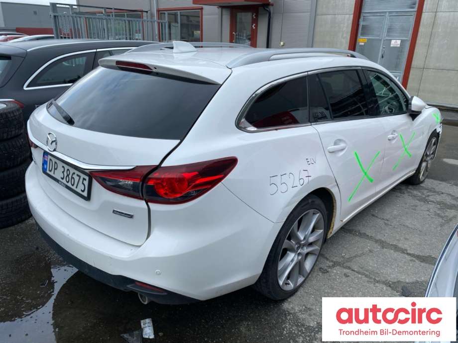 Mazda 6 2013-2015 (Type III, Fase 1) delebil , Motorkode: SH-VPTS, Girkassekode: GWDF03000