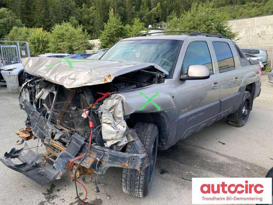 Chevrolet Avalanche, 2002-2006 (Type I)  delebil , Motorkode: Y