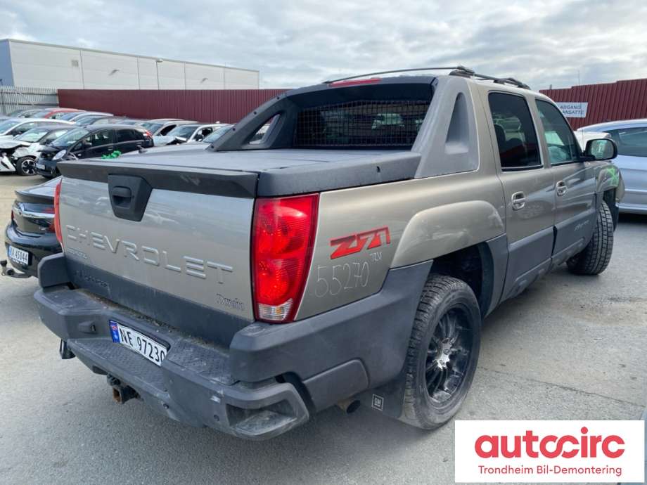 Chevrolet Avalanche 2002-2006 (Type I) , Motorkode: Y, Girkassekode: 