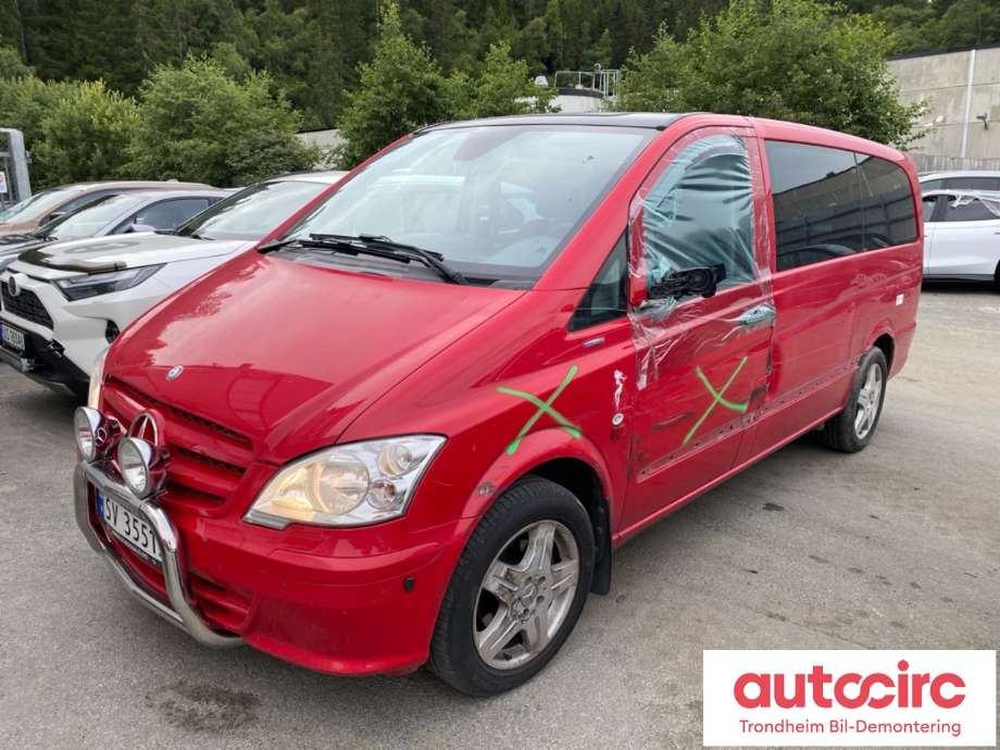 Mercedes Vito/Viano, 2010-2014 (W639, Fase 2) (W639) delebil , Motorkode: 651940, Girkassekode: 722686