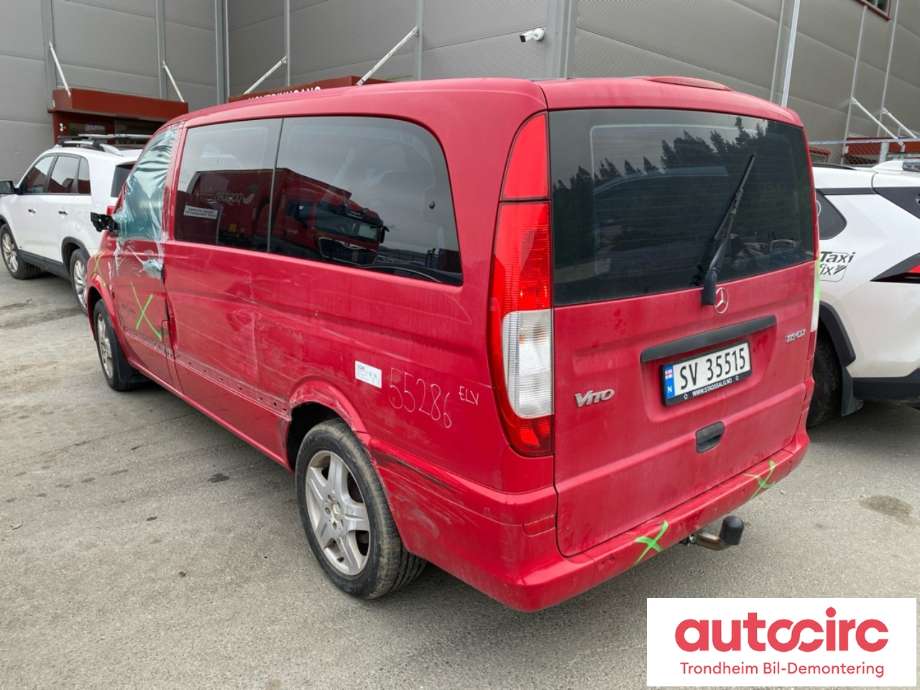 Mercedes Vito/Viano 2010-2014 (Fase 2) (W639) delebil , Motorkode: 651940, Girkassekode: 722686