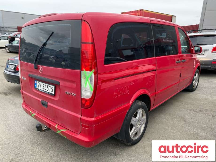 Mercedes Vito/Viano 2010-2014 (Fase 2) (W639) delebil , Motorkode: 651940, Girkassekode: 722686