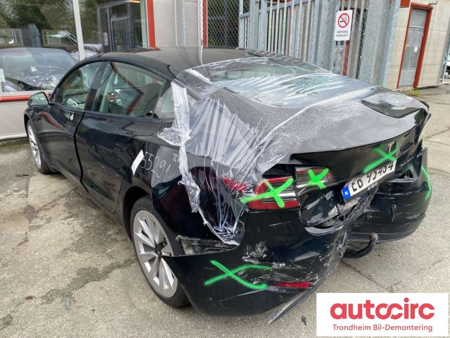 Tesla Model 3 2018-2023 (Fase 1) , Motorkode: 3D3|3D5, Girkassekode: TRINNLØS