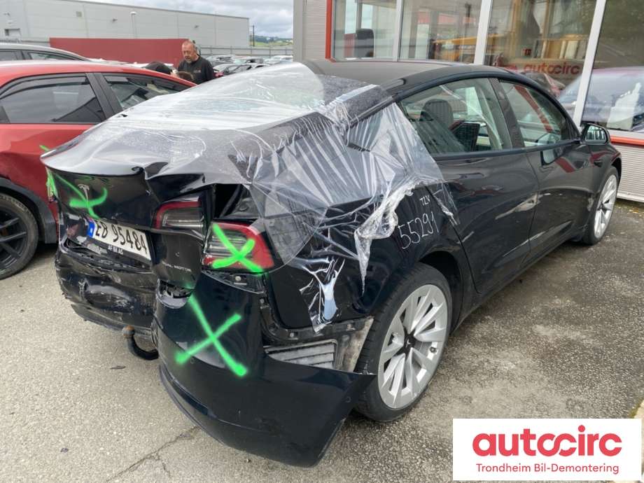 Tesla Model 3 2018-2023 (Fase 1) , Motorkode: 3D3|3D5, Girkassekode: TRINNLØS