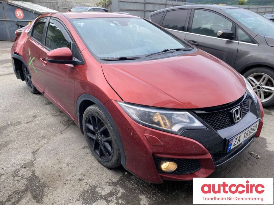 Honda Civic 2015-2017 (Type IX, Fase 2) delebil , Motorkode: R18Z4, Girkassekode: 2002092