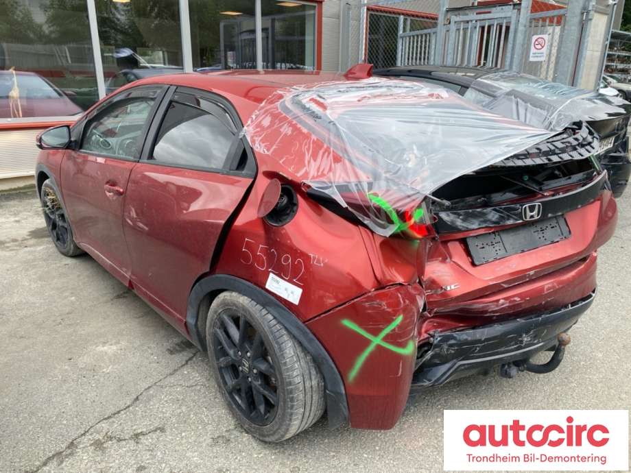 Honda Civic 2015-2017 (Type IX, Fase 2) delebil , Motorkode: R18Z4, Girkassekode: 2002092