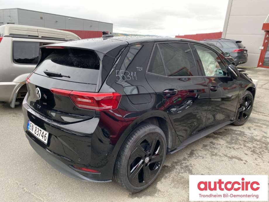 VW ID.3 2020-->> delebil , Motorkode: EDCA, Girkassekode: WHG