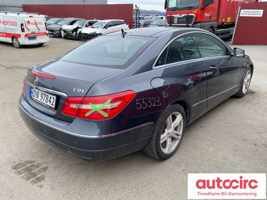 Mercedes E-Klasse 2009-2013 (Fase 1) (W212) delebil , Motorkode: 651911, Girkassekode: 722908