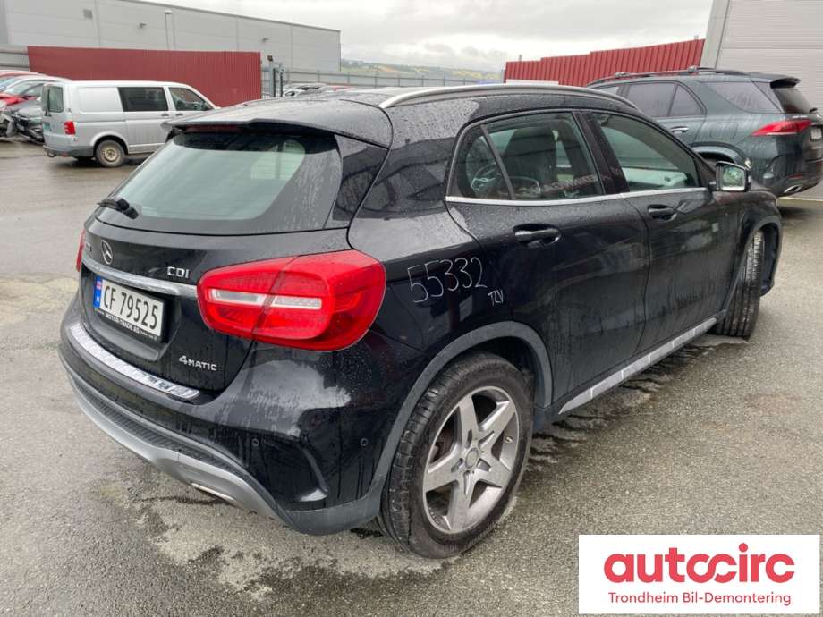 Mercedes GLA 2014-2020 (X156) delebil , Motorkode: 651930, Girkassekode: 724011