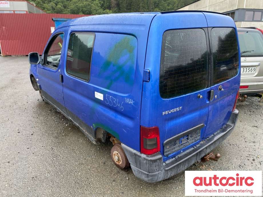 Peugeot Partner 2002-2008 (Type I, Fase 2) , Motorkode: WJY, Girkassekode: 2222FJ