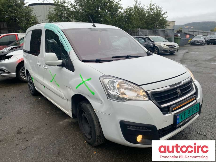 Peugeot Partner 2015-2019 (Type II, Fase 2) , Motorkode: BH02, Girkassekode: 1609983380