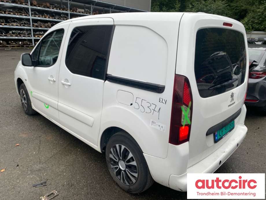 Peugeot Partner 2015-2019 (Type II, Fase 2) , Motorkode: BH02, Girkassekode: 1609983380