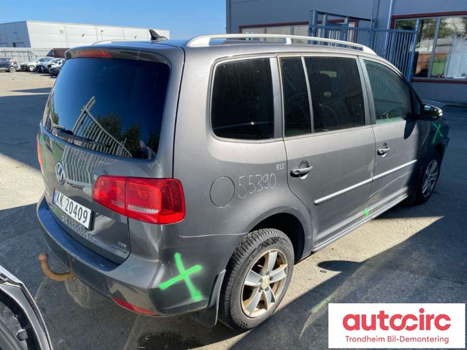 VW Touran 2010-2015 (Type I, Fase 3) , Motorkode: CAYC, Girkassekode: NKA