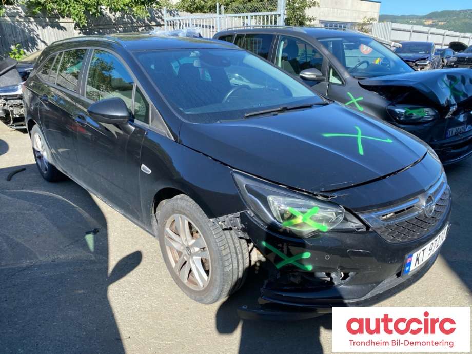 Opel Astra K 2015-->> delebil , Motorkode: B10XFL, Girkassekode: M26