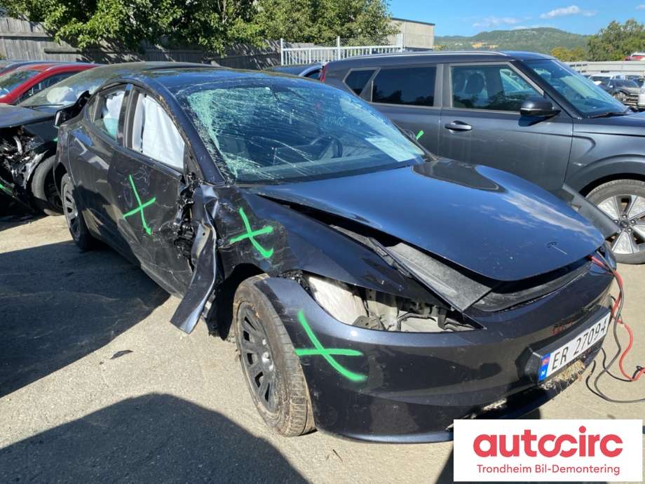 Tesla Model 3 2024-->> (Fase 2) , Motorkode: 3D7, Girkassekode: TRINNLØS