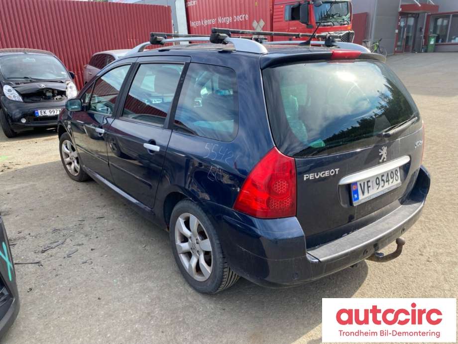 Peugeot 307 2005-2008 (Fase 2) , Motorkode: 9HZ, Girkassekode: