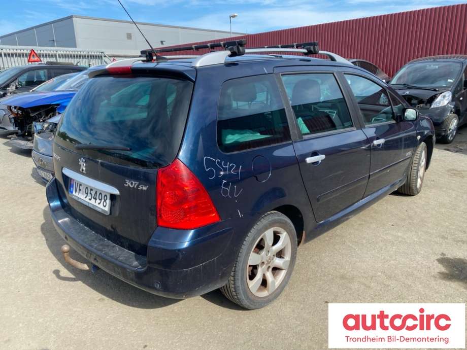 Peugeot 307 2005-2008 (Fase 2) , Motorkode: 9HZ, Girkassekode: