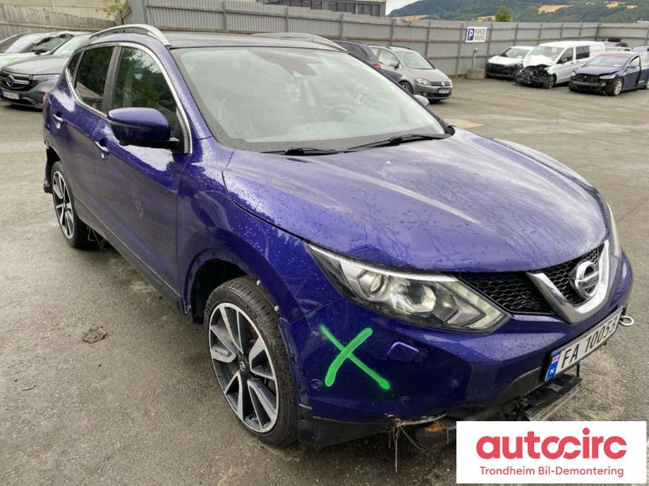 Nissan Qashqai 2014-2021 (Type II) , Motorkode: R9M, Girkassekode: 310203WX1B