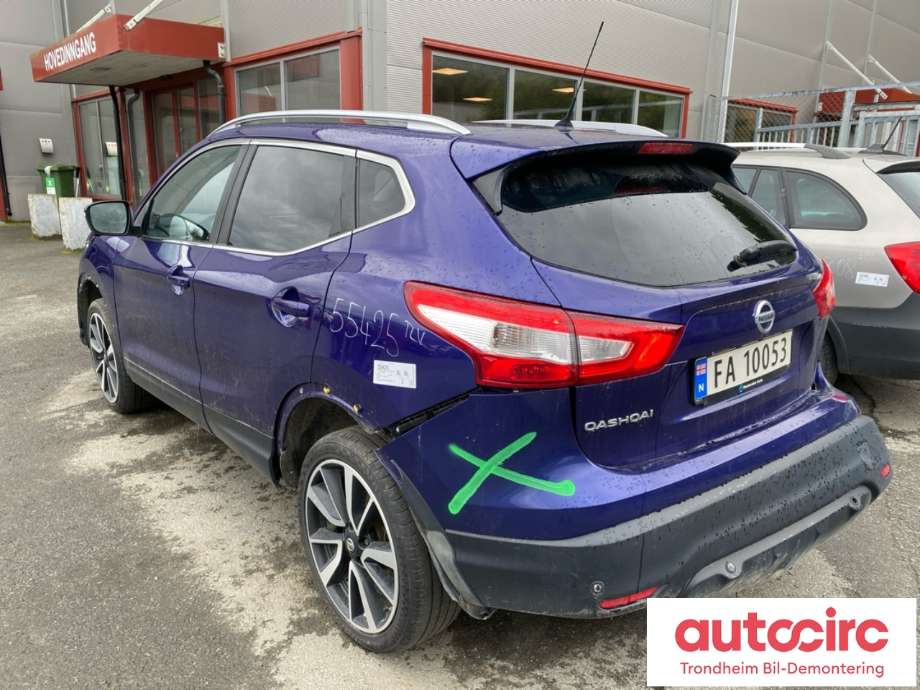 Nissan Qashqai 2014-2021 (Type II) , Motorkode: R9M, Girkassekode: 310203WX1B