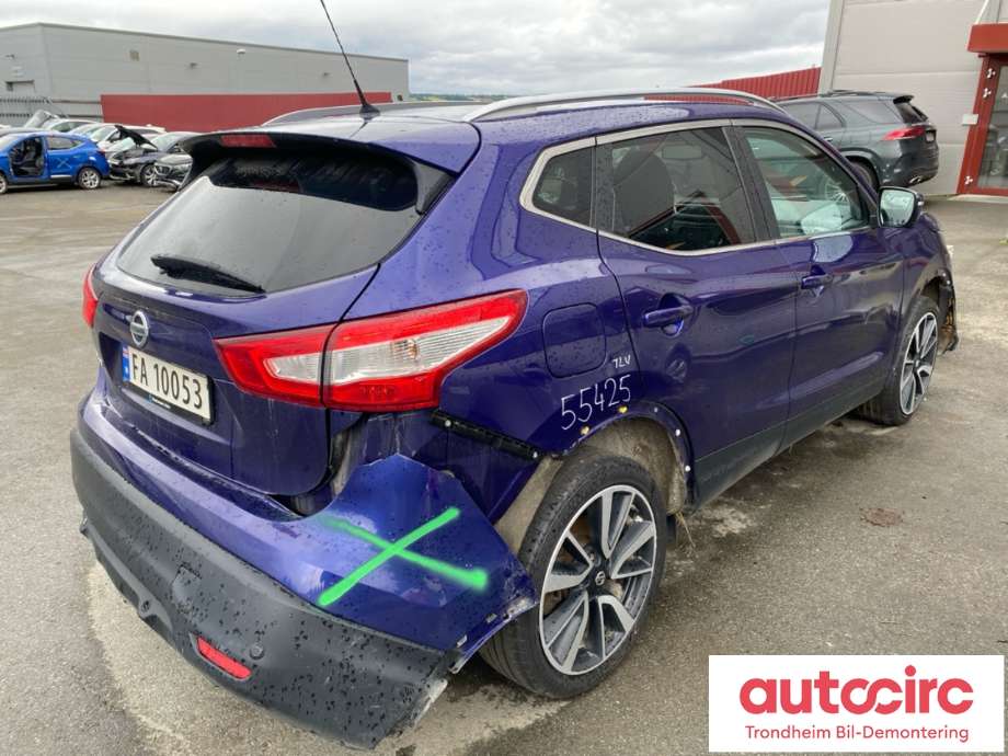 Nissan Qashqai 2014-2021 (Type II) , Motorkode: R9M, Girkassekode: 310203WX1B
