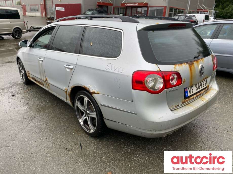 VW Passat 2005-2010 (B6) (B6), Motorkode: BXE, Girkassekode: 
