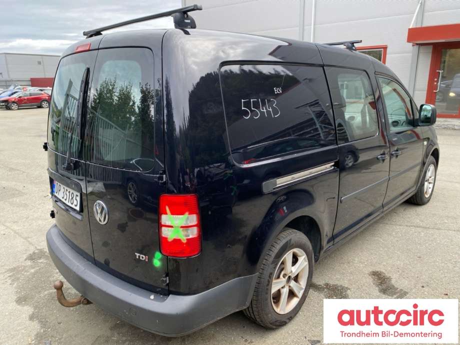 VW Caddy 2010-2015 (Type III, Fase 2) , Motorkode: CAYD, Girkassekode: MLS