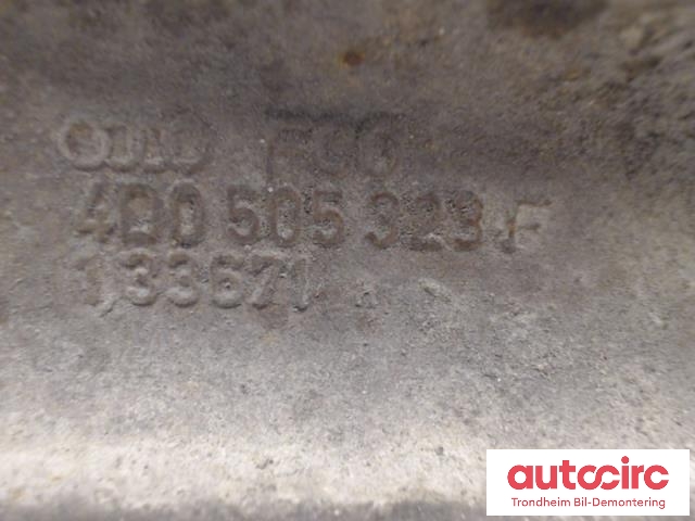 Bærebru høyre bak til Audi A8 1995-2002 (Type I)  (..|4D0505323F|4D0505323K|)