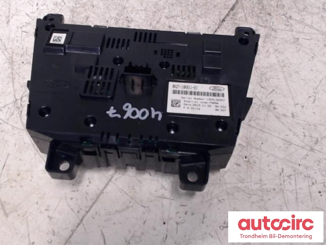Bilstereo betjeningspanel til Ford Transit Custom 2013-2023 (Type I)  (BK2T-18K811-EC|BK2T-18K811-BE|2190668)
