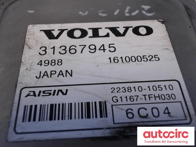 Styreenhet girkasse, hybrid til Volvo XC90 2015-2025 (Type II)  (AISIN|31367945|223810-10510|G1167-TFH030)