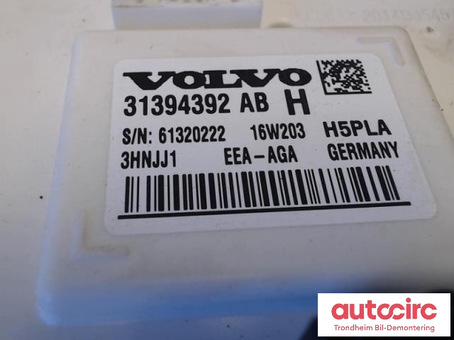 Styreenhet diverse til Volvo XC90 2015-2025 (Type II) (..|31394392|36003038|)