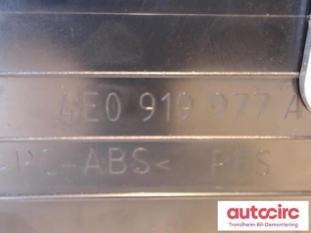 Bilstereo CD-veksler til Audi A8 2003-2010 (Type II)  (VALEO|4E0919283C|4E0919977A|4E0910888PX)