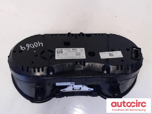 Instrumentpanel til Audi A3 2016-2020 (Type III, Fase 2)  (..|8V0920872J|)