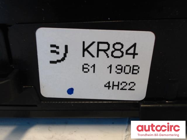 Varmeapparat betjening til Mazda CX-5 2012-2017 (Type I)  (..|KR8461190B|KR84-61-190B|)