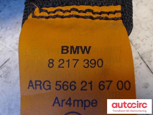 Sikkerhetsbelte foran høyre til BMW 7-Serie 1993-2001 (E38) (E38) (..|8217390|566216700|72118217390)