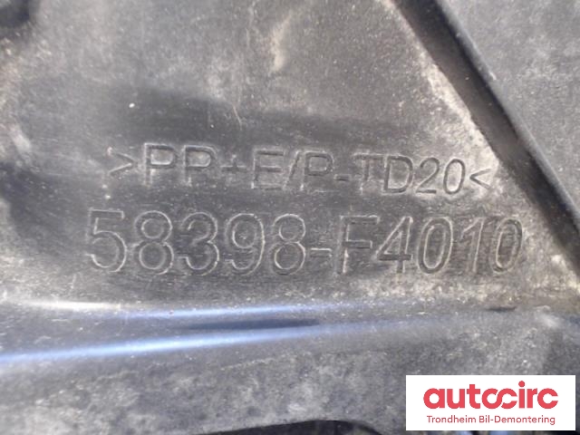 Deksel til Toyota C-HR 2016-->>  (..|52591F4010|52591-F4010|58398F4010)